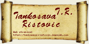 Tankosava Ristović vizit kartica